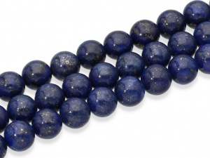 Lapis lazuli "kulka" 10 mm [~19cm]