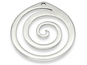 Wisior "spirala" 56 x 52 mm [1szt.]